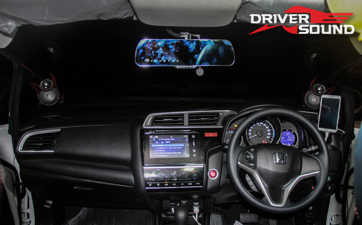 เครื่องเสียง honda jazz