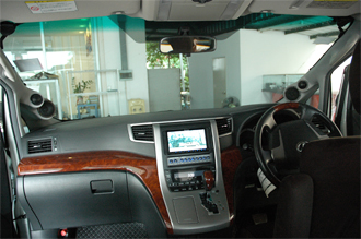 toyota vellfire เครื่องเสียง รถยนต์