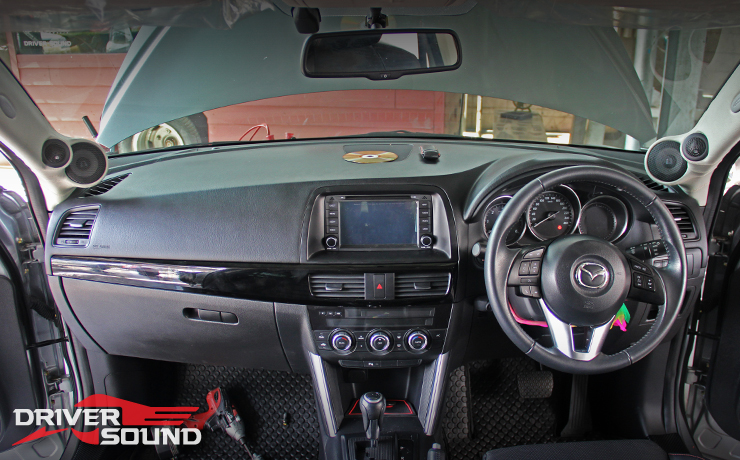 ติดตั้ง เครื่องเสียง cx-5 ร้าน