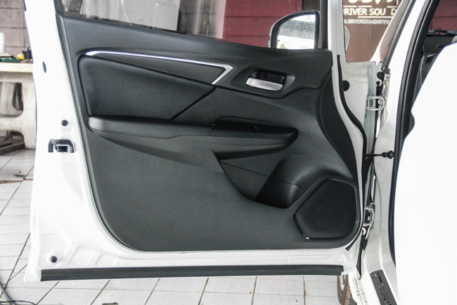 HONDA JAZZ เครื่องเสียง ติดตั้งลำโพง