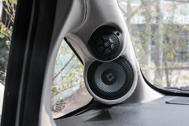 HONDA JAZZ เครื่องเสียง ติดตั้งลำโพง