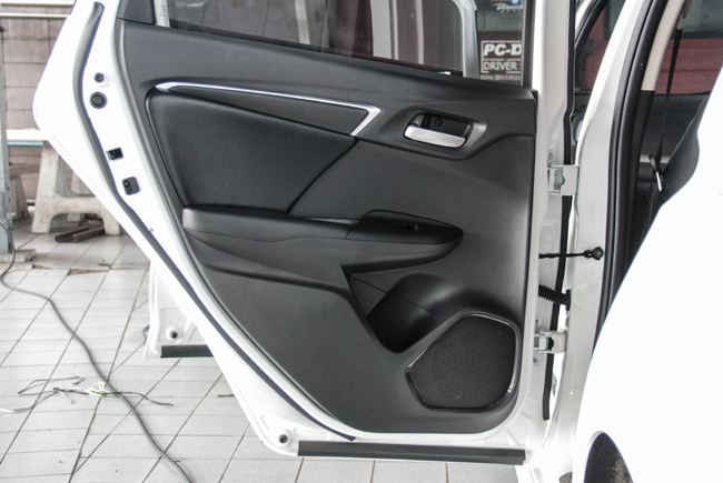 HONDA JAZZ เครื่องเสียง ติดตั้งลำโพง