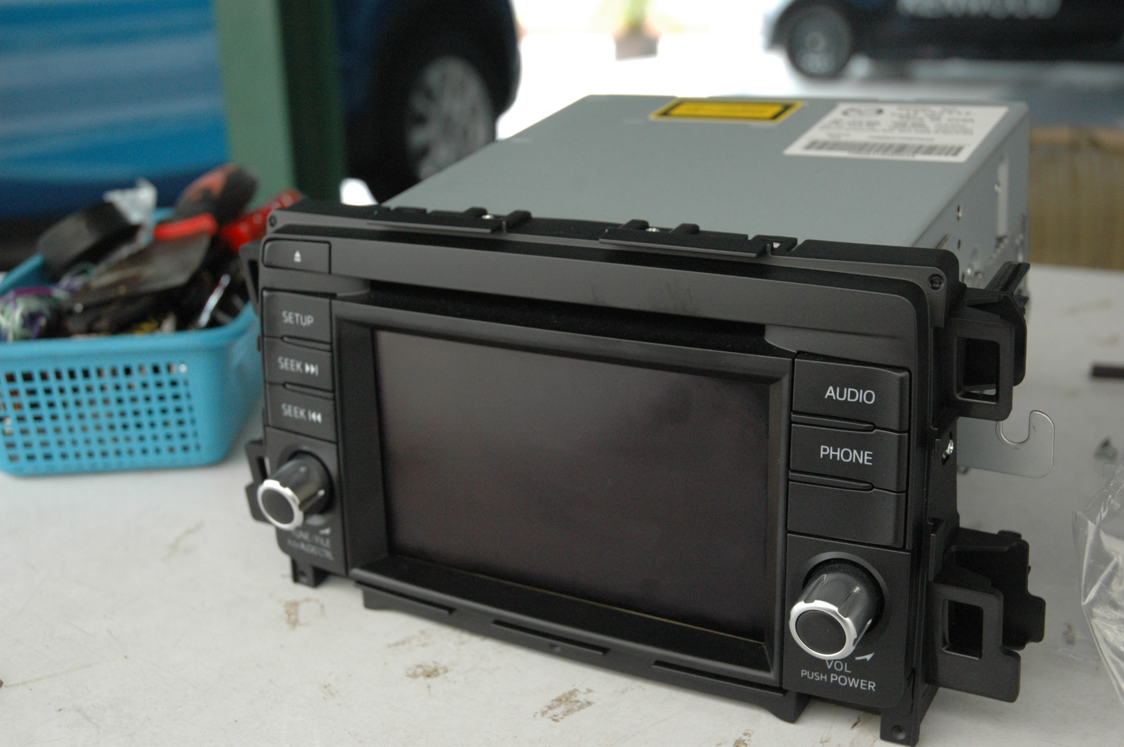 mazda cx-5 KENWOOD DNR8015BT เปลี่ยนจอ วิทยุ ฟรอนท์ เครื่องเล่น