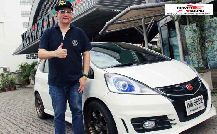 เครื่องเสียง honda jazz