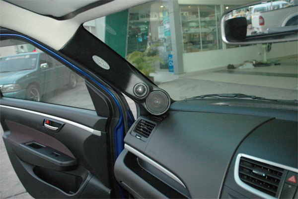 suzuki swift ชุด ลำโพง bassbox