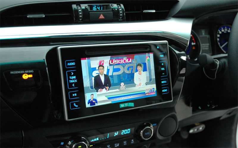 TOYOTA HILUX REVO ดิจิตอลทีวี digital tv