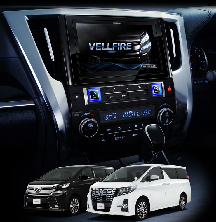 TOYOTA ALPHARD / VELLFIRE จอ วิทยุ ติดตั้ง กว้าง ใหญ่ ร้าน