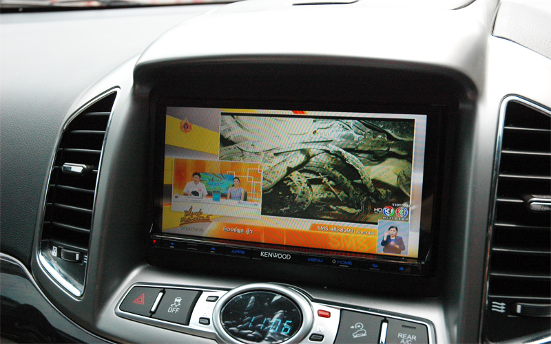 CHEVROLET CAPTIVA ดูทีวี tv ในรถ