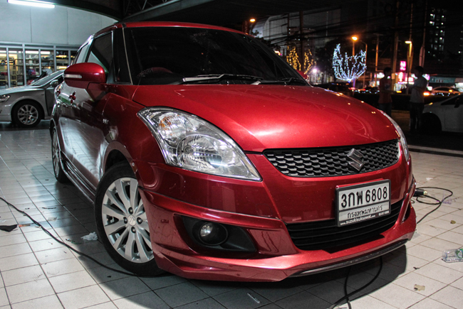 SUZUKI SWIFT ติดตั้ง FRONT 2 DIN ด้วย KENWOOD DNX4150BT 