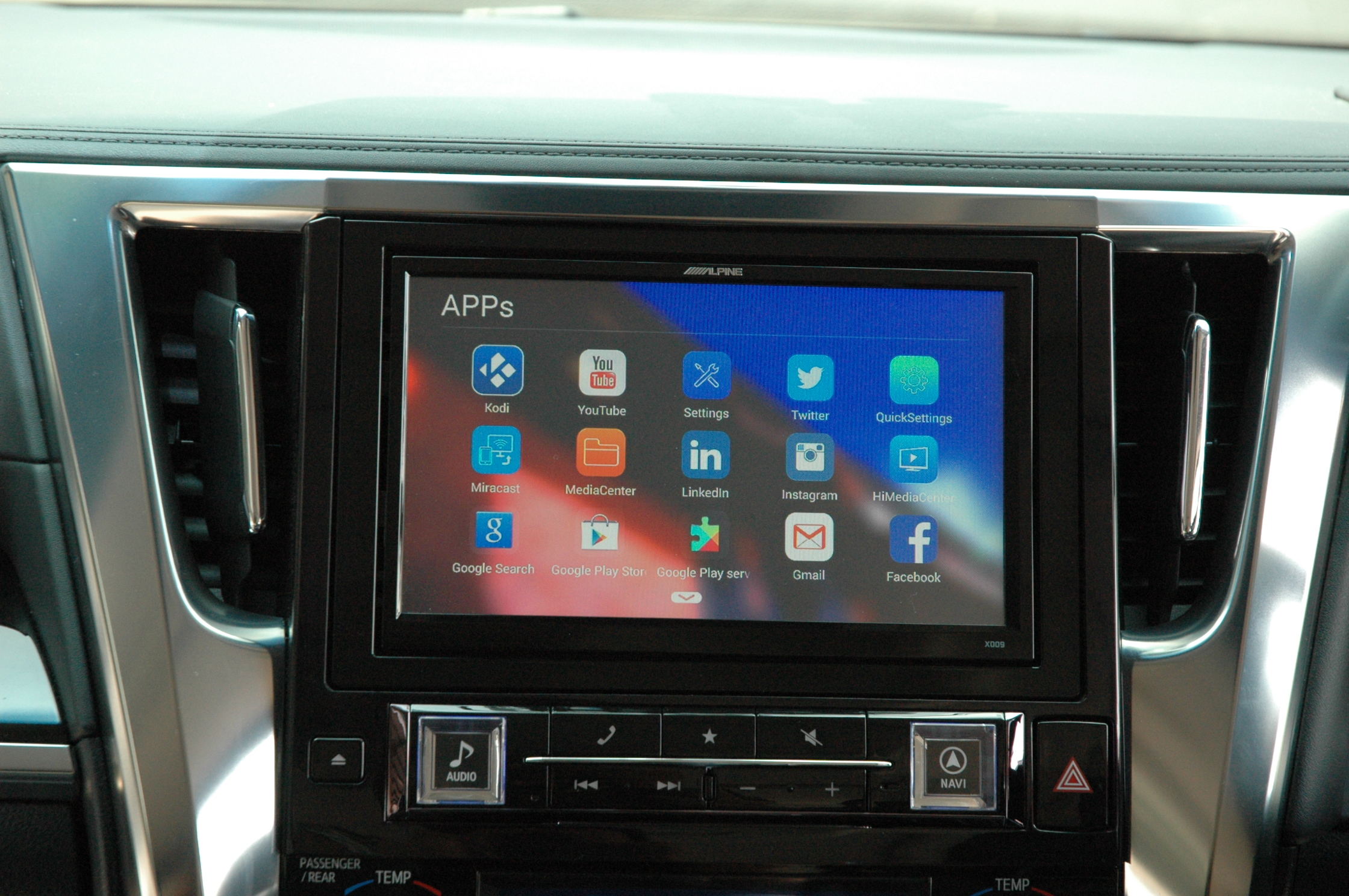 toyota vellfire จอ ตรงรุ่น ระบบเสียง dsp amp