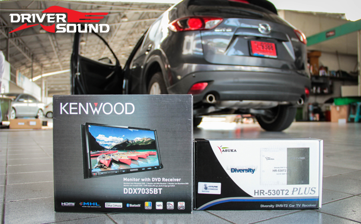 เครื่องเสียง MAZDA CX-5 ดู tv ทีวี ในรถ