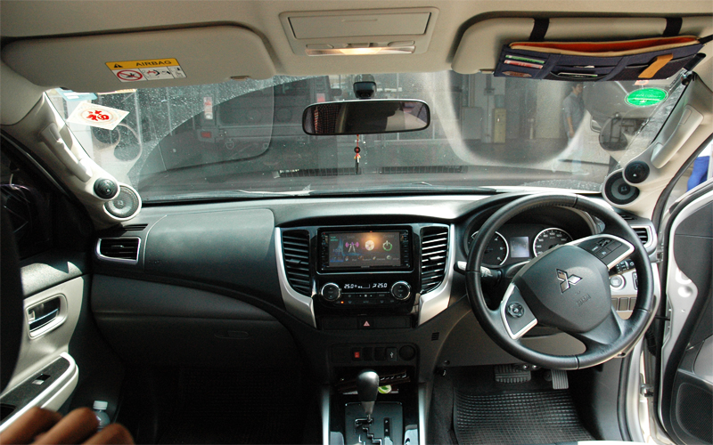 MITSUBISHI TRITON เครื่องเสียง ลำโพง