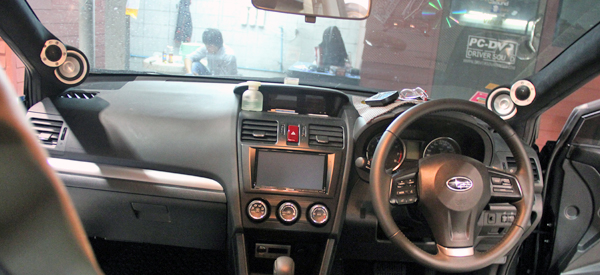 subaru xv เครื่องเสียง รถยนต์