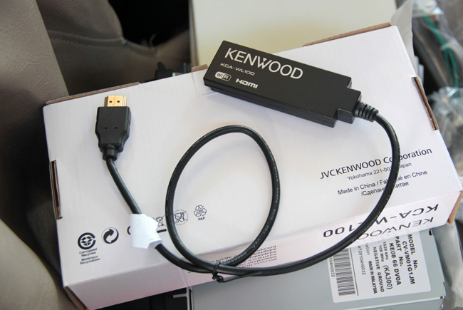 KENWOOD KCA-WL100 DONGLE Wi-Fi ติด รถยนต์ mirror link