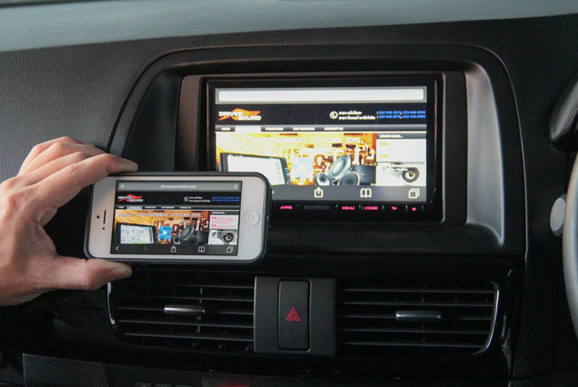 KENWOOD KCA-WL100 DONGLE Wi-Fi ติด รถยนต์ mirror link mazda cx 5 